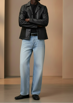 Black Leather Shacket