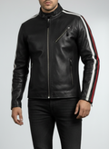 Cafe Racer Black Leather Jacket