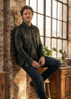 Modern Leather Trucker Jacket